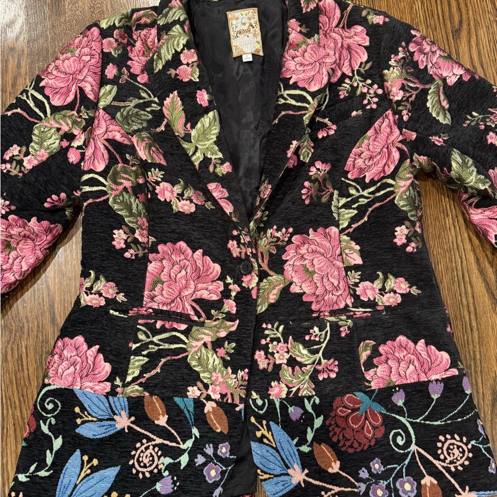 Johnny Was Rosalyn Jacquard Jacket Size M - Picture 3 of 8